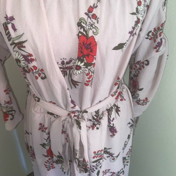 BRAND NEW City Chic High-Low Flower Off-the-Shoulder Wrap Dress - Picture 7 of 8